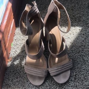 Charlotte Russe beige heels